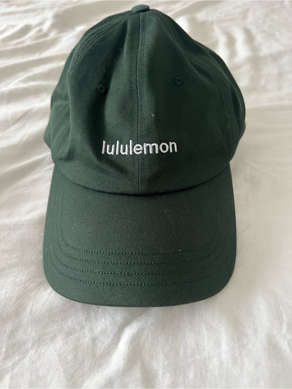 lululemon Forest Green Baseball Cap with Interior Logo